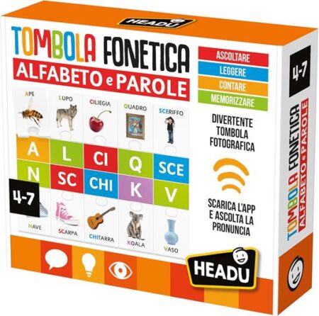 Tombola fonetica alfabeto e parole